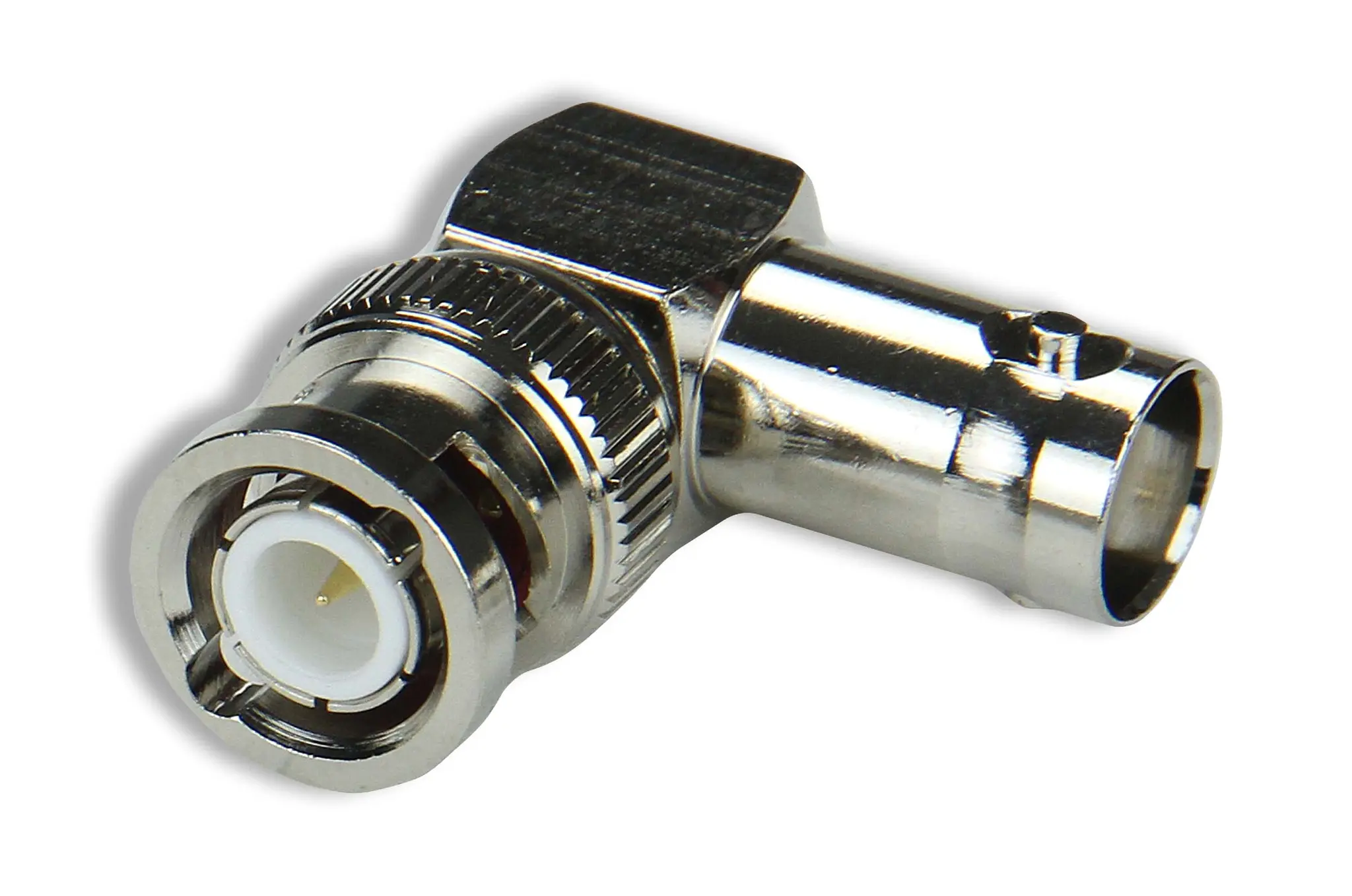 Produktfoto 1 von Koaxadapter, 50 Ω, gewinkelt, 4 GHz Stecker Buchse