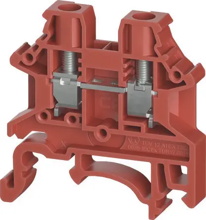 Produktfoto 1 von Wieland WTN Anschlussklemmenblock DIN-Schiene 1 Rot, 4mm², 1000V Schraubbefestigung