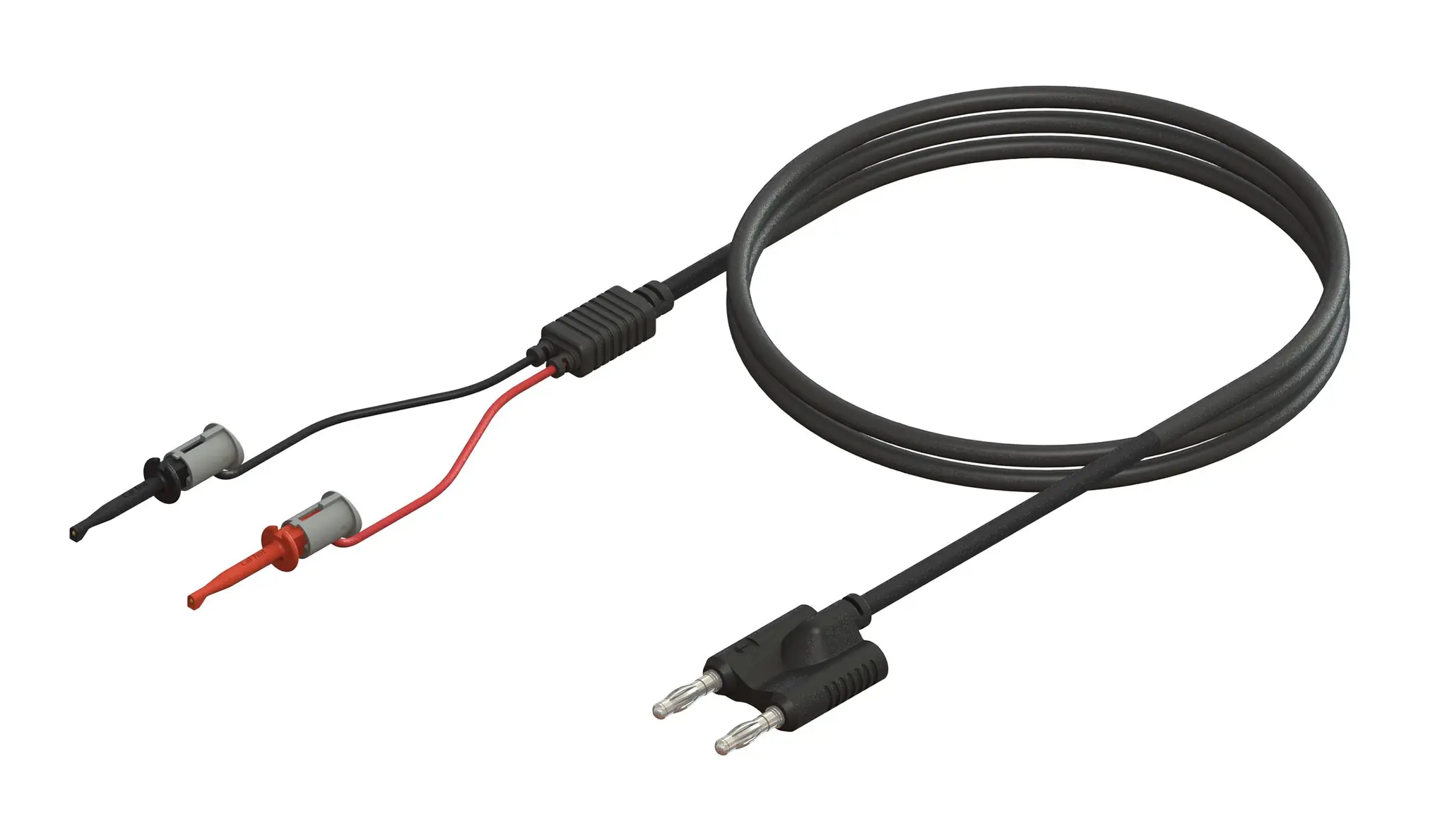 Produktfoto 1 von CT4457 Koaxialkabel, konfektioniert Stecker, 50 Ω Stecker, 100 cm, Stecker, Schwarz