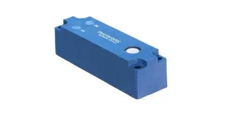 Produktfoto 1 von Microsonic Ics M4 Ultraschall-Näherungssensor, Quader 600 mm PnP, IP65 30 V dc