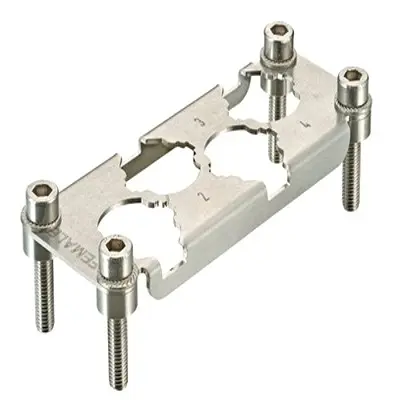 Produktfoto 1 von HARTING Han HPR Enlarged Rahmen, Buchse, M6, 115 x 44 mm