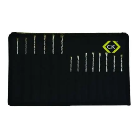 Produktfoto 1 von CK Wolframcarbid Mauerwerk Satz 5 mm → 8 mm, 14-teilig für Bohren eines neuen Lochs