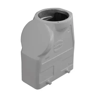 Produktfoto 1 von HARTING Han B Haube Doppelter Hebel 2, Kabel 16B Haube für obere Kabeleinführung, IP65, IP66, IP67