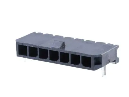 Molex 43650 Leiterplattenleiste gewinkelt, 7-polig / 1-reihig, Raster 3 mm Raster Durchsteckmontage, Kabel-Platine,