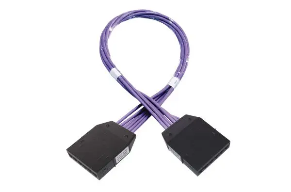 Produktfoto 1 von HellermannTyton Connectivity RN0 Serie Kassette zu Kassette Kat. 6 6 Anschl. RJ45 Ungeschirmt, Violett