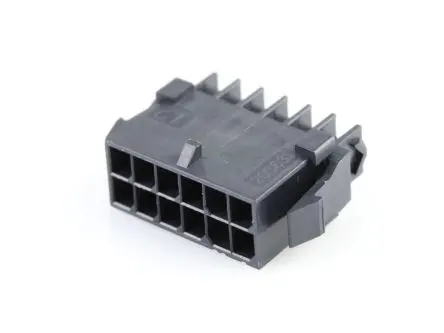 Produktfoto 1 von Molex 203632 Stecker Drahtgehäuse und Stecker 3 mm, 12-polig / 2-reihig Gerade, Kabel-Kabel