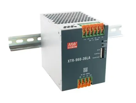 Produktfoto 1 von MEAN WELL XTR-960 DIN-Schienen Netzteil Schaltnetzteil für DIN-Schiene 600V ac Wechselstrom/Gleichstrom / 20 A 48V DC