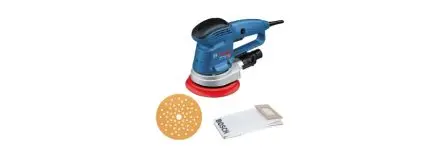Produktfoto 1 von Bosch 0.601.372.870 PRO GEX Mit Leitung-, 150 mm Schleifplatte Wechselstrommotor, 4 mm Schwingkreis-Ø