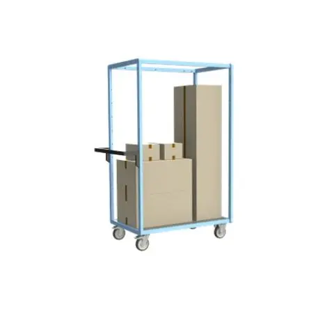 Produktfoto 1 von FIMM 9 Gestellwagen, Stahl Rahmen, max. 250 kg 965 mm, 1690 mm 600 mm