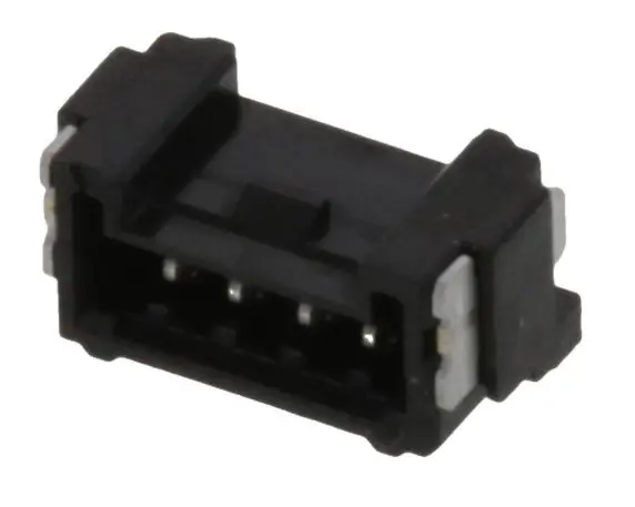 Produktfoto 1 von Molex 505568 Leiterplattenleiste Vertikal, 2-polig / 1-reihig, Raster 1.25 mm SMD, Kabel-Platine, Ummantelt
