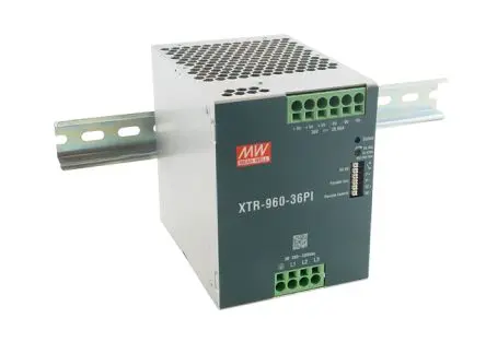 Produktfoto 1 von MEAN WELL XTR-960 DIN-Schienen Netzteil Schaltnetzteil für DIN-Schiene 600V ac Wechselstrom/Gleichstrom / 26.66 A 36V DC