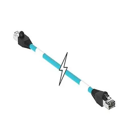 Produktfoto 1 von Molex 84702 Cat5e Ethernet, 7 m, Blaugrün, A Gerade Stecker, B Gerade Stecker, Thermoplastisches Elastomer Ungeschirmt