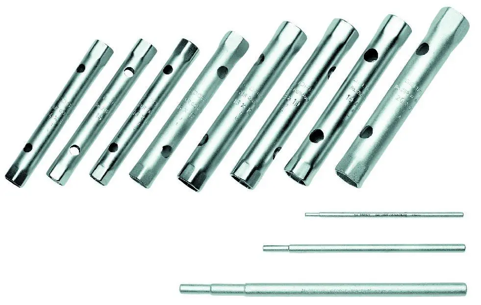 Produktfoto 1 von Gedore Steckschlüsselsatz Schraubenschlüsselsatz Kohlenstoffstahl, 8-teilig 26 R, 6x7, 8x9, 10x11, 12x13, 14x15, 16x17,