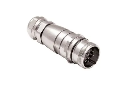 Produktfoto 1 von Bulgin M23 M23 Rundsteckverbinder Stecker 19-polig Buchse 8A Inline IP67