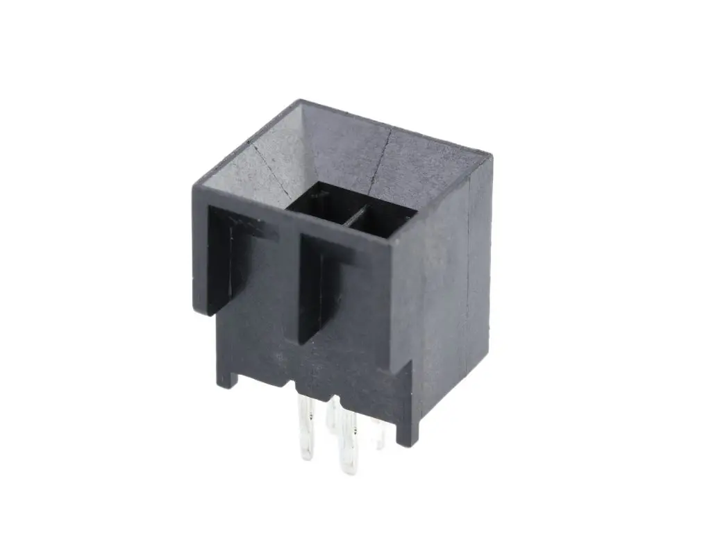 Molex 45280 Leiterplattenleiste Vertikal, 4-polig / 2-reihig, Raster 3 mm Durchsteckmontage, Kabel-Platine, Ummantelt