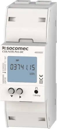 Produktfoto 1 von Socomec Countis P43-DC Energiemessgerät LCD Elektronik / 3-phasig Impulsausgang