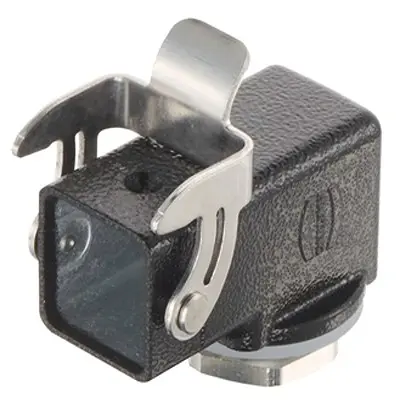 Produktfoto 1 von HARTING Han M Gehäuse Einhebel 1, Schraubanschlussklemme 3A Gehäuse, IP44, IP65, IP40