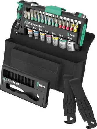 Produktfoto 1 von Wera Ratsche Lobular Sechskant-Schraubenschlüsselsatz TX 40 x 25 mm, Länge 210mm, 41-teilig