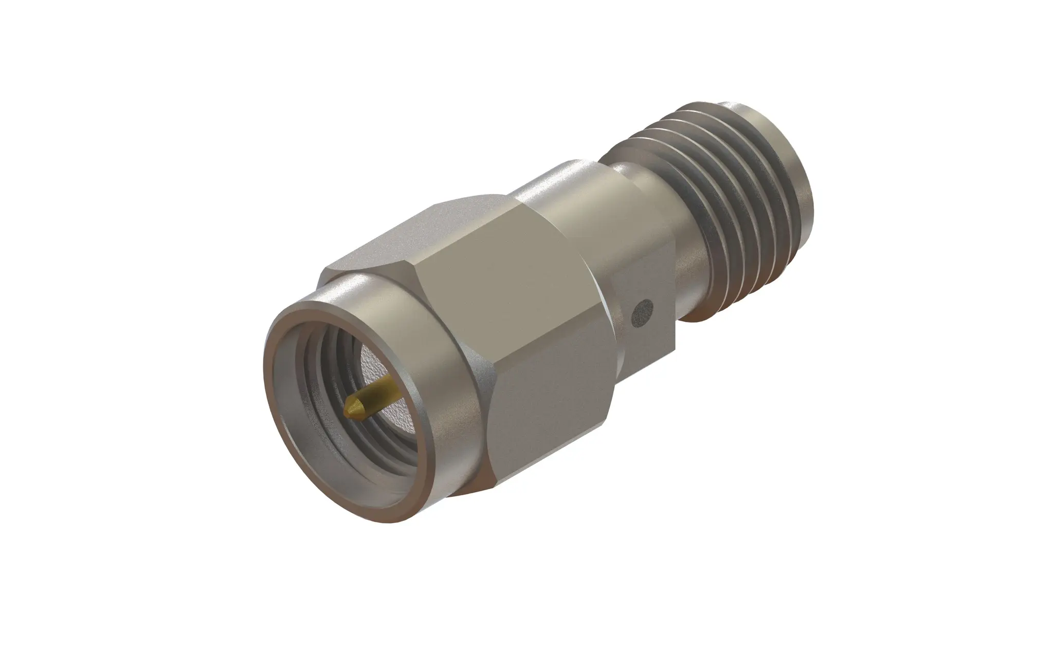 Produktfoto 1 von Koaxadapter, 50 Ω, Gerade, 18 GHz Stecker Buchse