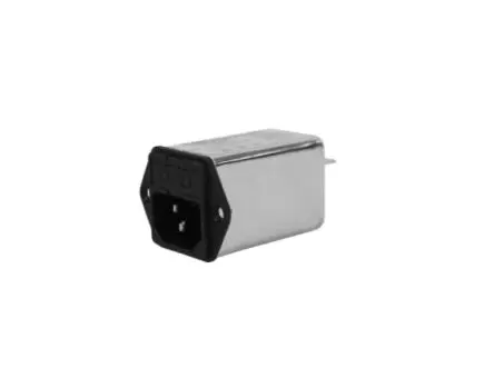 Astrodyne TDI 6A C14 Filtereinheit Stecker 5x20 mm Sicherung, 250V, Schraubanschlussklemme Schnellkupplung, 2