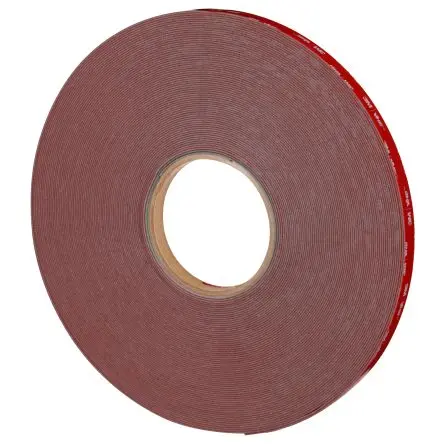 Produktfoto 1 von 3M 7100395483 3M VHB Acrylschaum Schaumstoff Klebeband doppelseitig, Grau, Stärke 0.6 mm, 33mm x 12 mm, 92N/cm