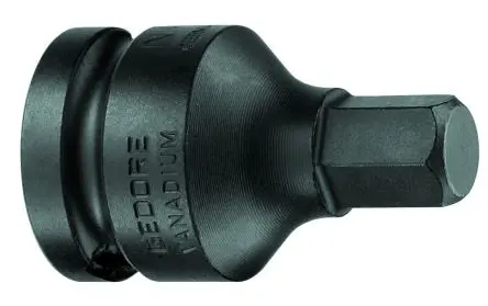 Produktfoto 1 von Gedore 1/2 in, 1/2 in Schlag Schlag-Steckschlüssel lang Stahl, 44 mm