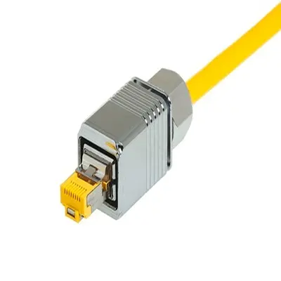 Produktfoto 1 von HARTING Push Pull - V4 Buchse Kat. 6 RJ45-Steckverbinder, 1-Port 8-polig 360°-Schirmung Kabel