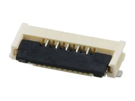 Produktfoto 1 von Molex FD19, Oberfläche gewinkelt Anschluss, 5-polig Buchse / 1-reihig, Raster 1 mm, SMD