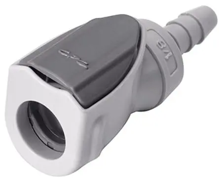 Produktfoto 1 von Colder Products Pneumatische Schnellkupplung Schlauchverbinder, Glasfaserverstärktes Polypropylen 1/8 in, Anschluss,