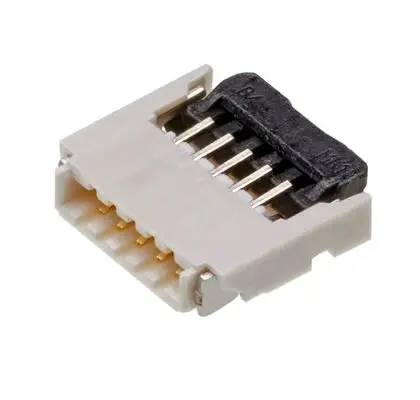 Produktfoto 1 von Molex 503480, Oberfläche gewinkelt FPC-Steckverbinder, 5-polig / 1-reihig, Raster 0.5 mm, SMD