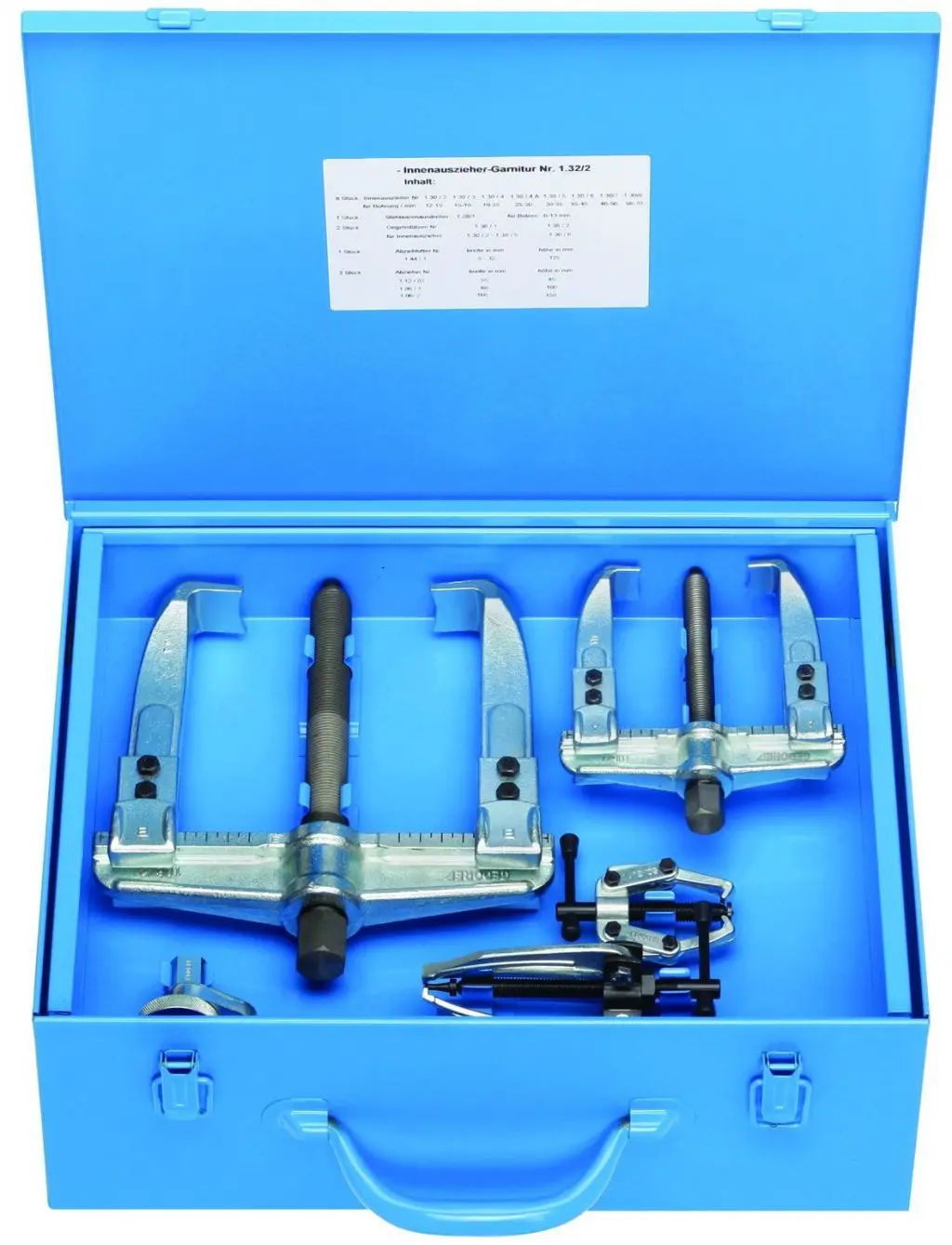 Produktfoto 1 von Gedore Mechanisch Abzieher-Set 12 to 70 mm, 15-teilig