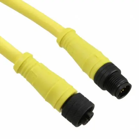 Produktfoto 1 von Molex 130066, 5-polig Kabel assembliert, M12 Micro Change Buchse 5 / M12 Micro Change Stecker, Länge 3 m