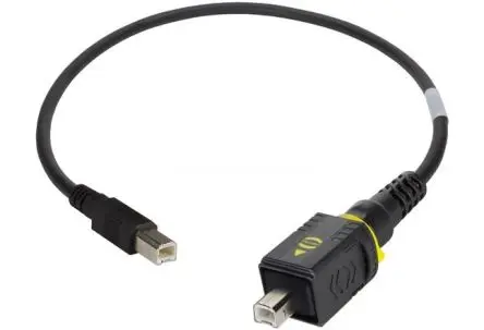 Produktfoto 1 von HARTING Stecker Push Pull USB Kabel, USB 2.0 Stecker / USB 2.0, 3 m USB 2.0 Schwarz