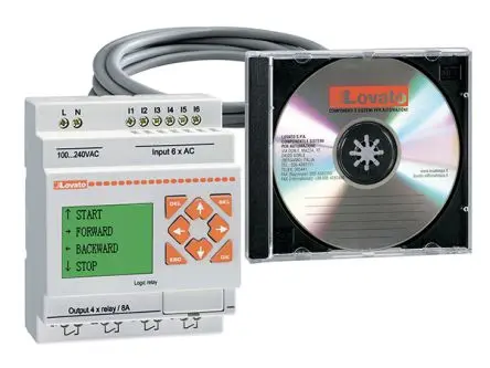Produktfoto 1 von Lovato LRD Speicherprogrammierbare Steuerung, 6 Eing. Relais Ausg.Typ Digital Eing.Typ
