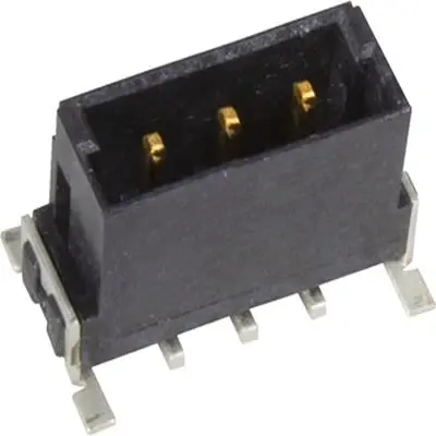 Produktfoto 1 von HARTING Har Flex Stiftleiste Gerade, 3-polig / 1-reihig, Raster 2.54 mm Raster Oberfläche, Motherboard-zu-Tochterkarte,