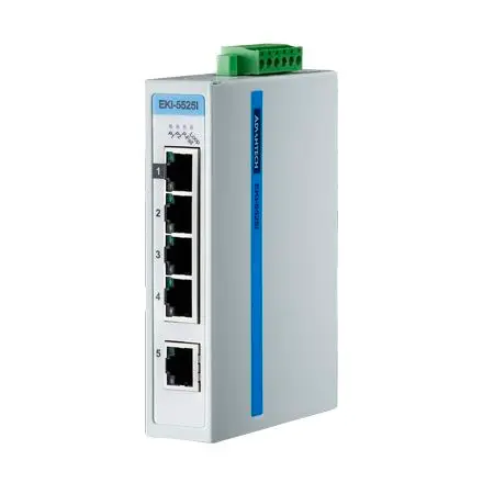 Produktfoto 1 von Advantech Ethernet-Switch 5-Port Unmanaged 100Mbit/s