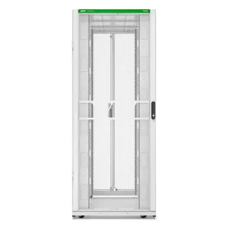 Produktfoto 1 von APC Serie NetShelter SX Gehäuse, 42 U, Stahl, Ges H. 1991 mm, Weiß 1200 mm, 177.78 kg, 4-beinig 800 mm