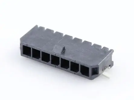 Produktfoto 1 von Molex 43650 Leiterplattenleiste gewinkelt, 70-polig / 1-reihig, Raster 3 mm Raster Oberfläche, Leistung, Kabel-Platine,
