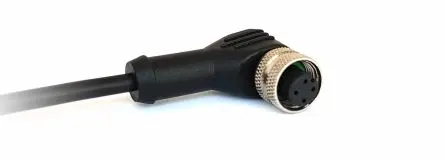 Produktfoto 1 von Bulgin M12 Series, 4-polig Rundsteckverbinder, Buchse Buchse / Kabel, Länge 1 m