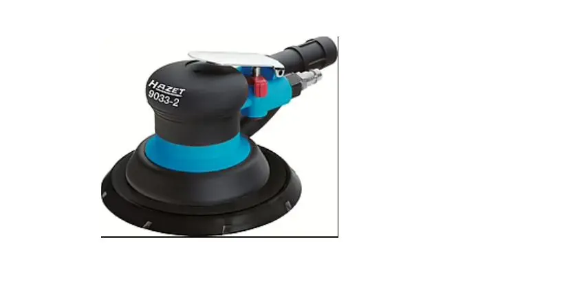Produktfoto 1 von HAZET Schwingschleifer, Scheiben-Ø 150 mm, Schwingschleifer 57 L/min, 12000 rpm, 5.35 m/s², 1/4 in Luftzuführung