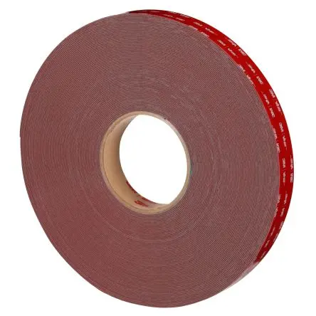 Produktfoto 1 von 3M 7100395474 3M VHB Acrylschaum Schaumstoff Klebeband doppelseitig, Grau, Stärke 1.1 mm, 33mm x 25 mm, 92N/cm