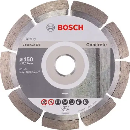 Produktfoto 1 von Bosch 2608 Diamant Ø 150 mm / Stärke 2 mm 1