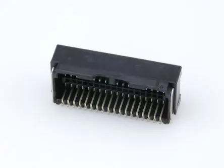 Produktfoto 1 von Molex 505448 Leiterplattenleiste gewinkelt, 36-polig / 2-reihig, Raster 1.25 mm Raster Oberfläche, Kabel-Platine,