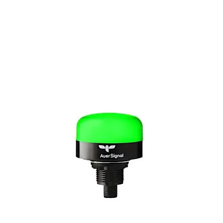 Produktfoto 1 von AUER Signal SD50 LED-Signalleuchte Dauer Signalleuchten 30V dc Grün, Weiß Bohrung, Ø 50 mm x 65 mm IP66, IP67, IP69,