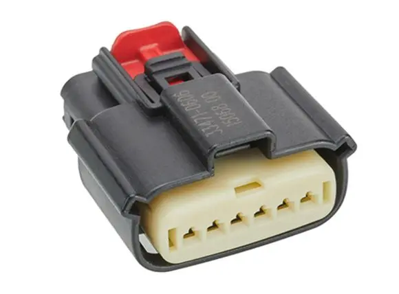 Produktfoto 1 von Molex 33471 Serie Steckverbindergehäuse 100 % Nylon, Buchse, Gerade, 6-polig, Steckverbindergehäuse