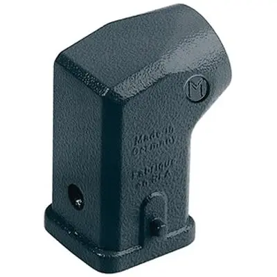 Produktfoto 1 von HARTING Han M Haube Einhebel 1, Kabel 3A Haube für seitliche Kabeleinführung, IP44, IP65, IP67