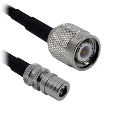 Produktfoto 1 von Siretta ASMQM Geringer Verlust Kabel, Abgeschlossen, 50 Ω, 15 m, Aussen ø 4.95 mm Außen-ø , Schwarz