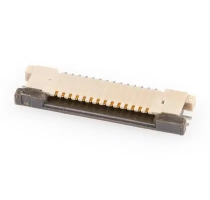 Produktfoto 1 von Molex 54550 ZIF, Oberfläche gewinkelt FPC-Steckverbinder, 14-polig / 1-reihig, Raster 0.5 mm, SMD