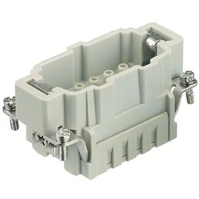 Produktfoto 1 von HARTING Han Hv E Hochleistungssteckverbinder-Einsätze und -Module Stecker, 5-polig 16A, Stromversorgungssteckverbinder