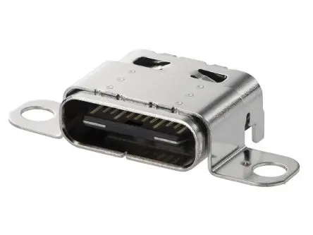 Produktfoto 1 von Molex, gewinkelt 205714 USB-Steckverbinder Buchse USB Typ C 1, Oberfläche USB 3.2 Gen 2
